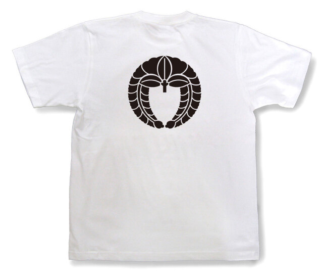 家紋Tシャツ「下がり藤」（半袖）