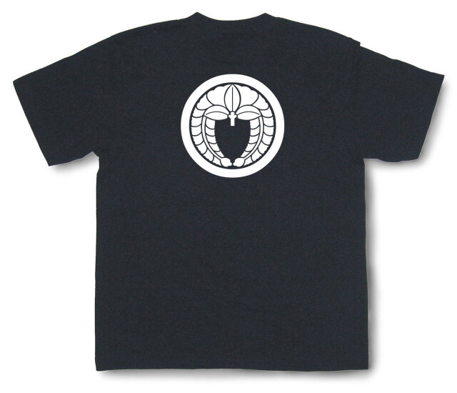 家紋Tシャツ「丸に下がり藤」（半袖）