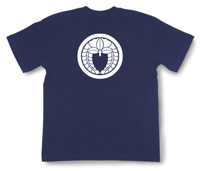 家紋Tシャツ「丸に下がり藤」（半袖）