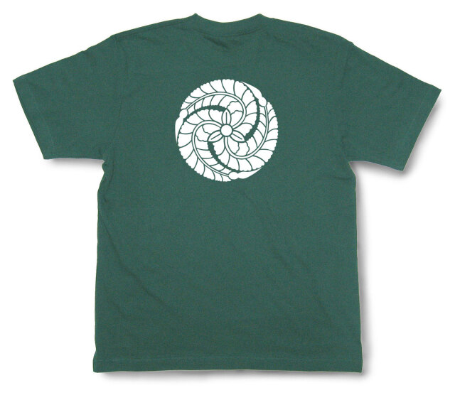 家紋Tシャツ「三つ藤巴」（半袖）