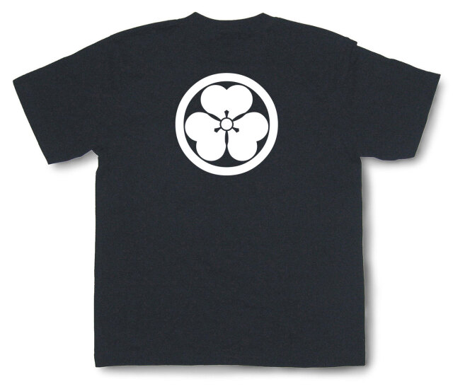 家紋Tシャツ「丸に片喰」（半袖）
