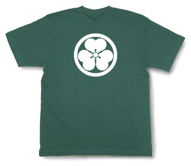 家紋Tシャツ「丸に片喰」（半袖）