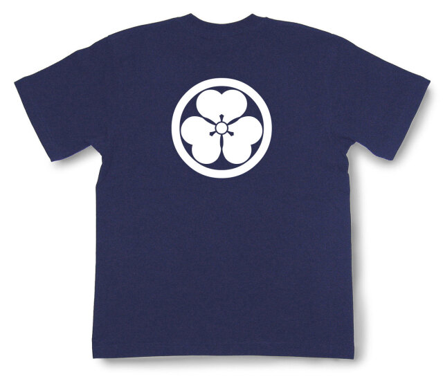 家紋Tシャツ「丸に片喰」（半袖）
