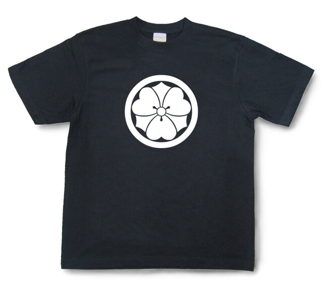 家紋Tシャツ「丸に剣片喰」（半袖）