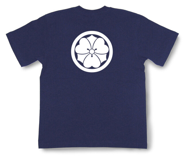家紋Tシャツ「丸に剣片喰」（半袖）