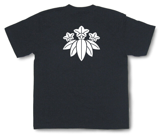 家紋Tシャツ「笹竜胆」（半袖）