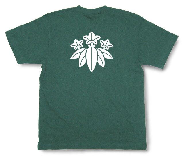家紋Tシャツ「笹竜胆」（半袖）