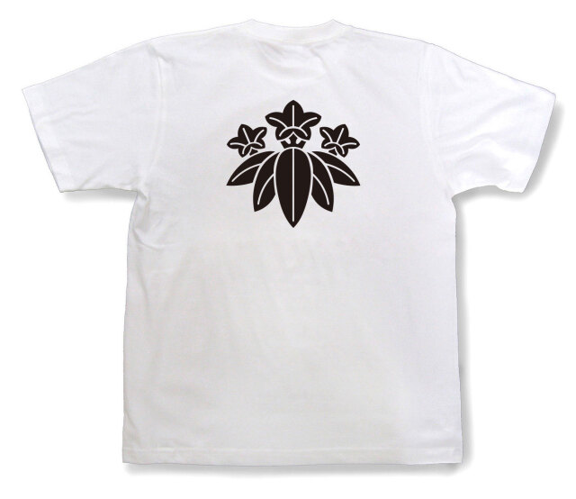 家紋Tシャツ「笹竜胆」（半袖）