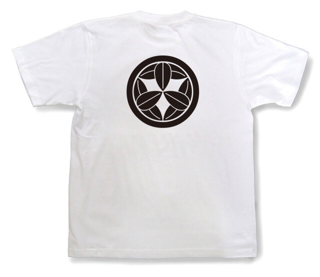 家紋Tシャツ「丸に九枚笹」（半袖）
