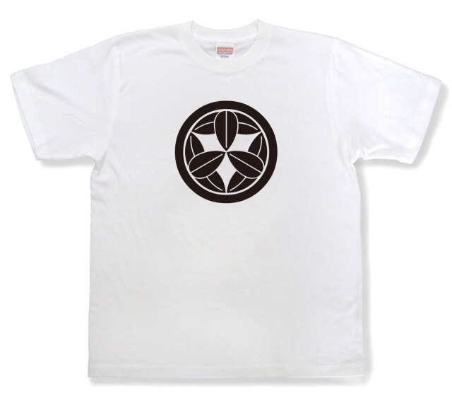 家紋Tシャツ「丸に九枚笹」（半袖）