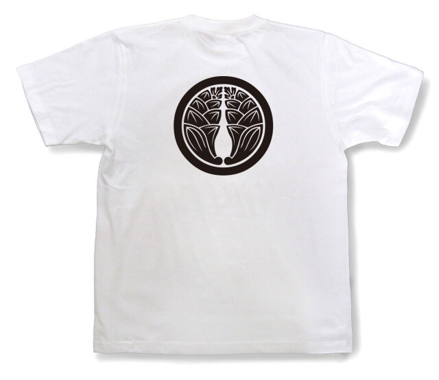 家紋Tシャツ「丸に抱き茗荷」（半袖）