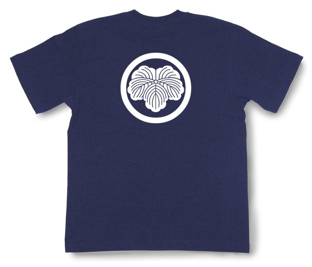 家紋Tシャツ「丸に蔦」（半袖）