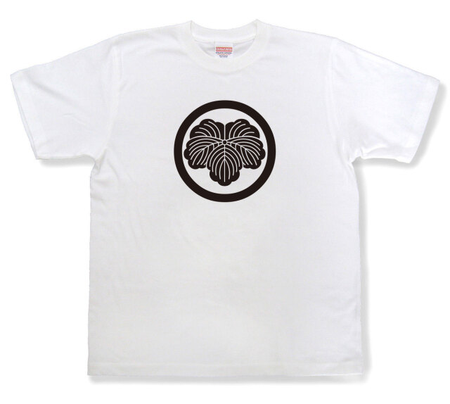 家紋Tシャツ「丸に蔦」（半袖）