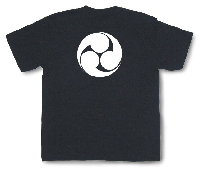家紋Tシャツ「左三つ巴」（半袖）