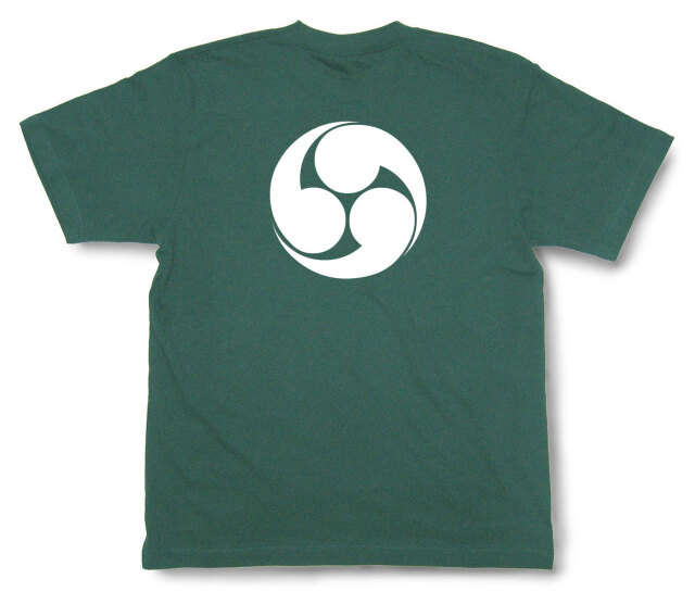 家紋Tシャツ「右三つ巴」（半袖）