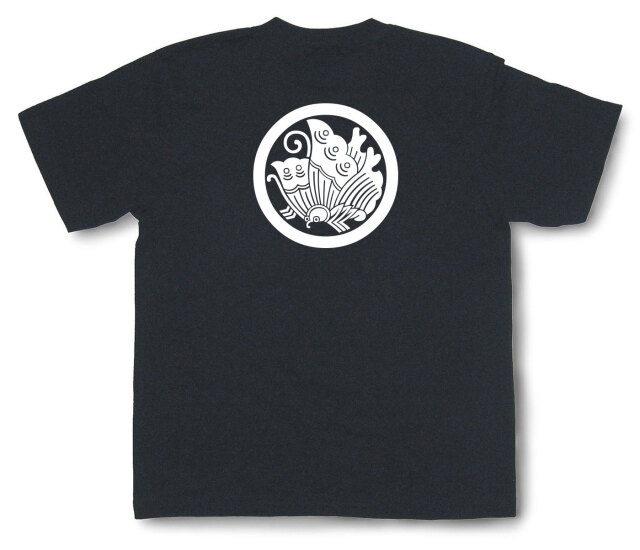 家紋Tシャツ「丸に揚羽蝶」（半袖）