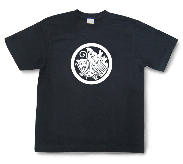 家紋Tシャツ「丸に揚羽蝶」（半袖）