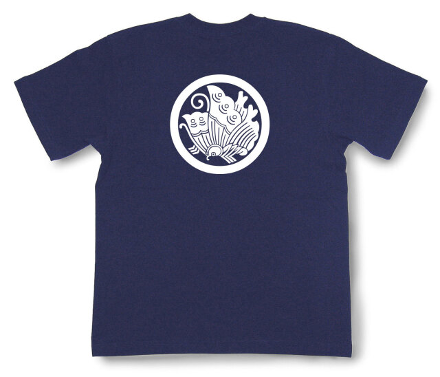家紋Tシャツ「丸に揚羽蝶」（半袖）