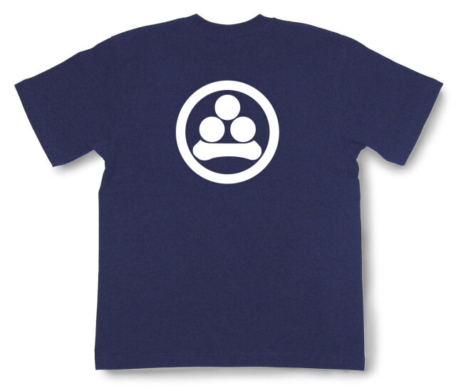 家紋Tシャツ「丸に渡辺星」（半袖）