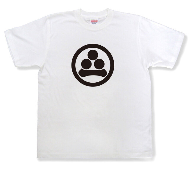 家紋Tシャツ「丸に渡辺星」（半袖）