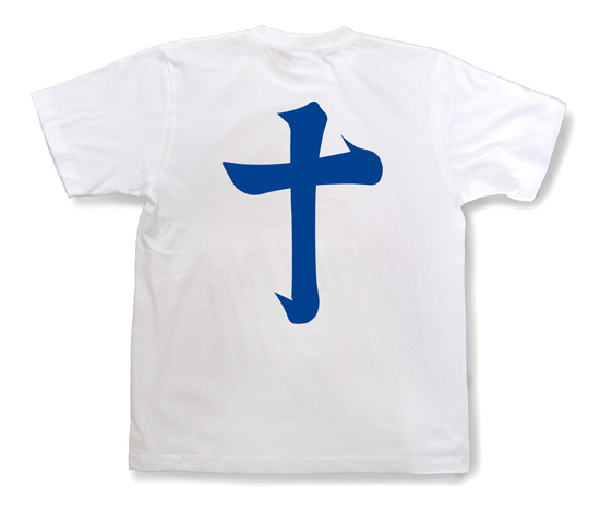 戦国武将Tシャツ・島津義弘「十」ホワイトB