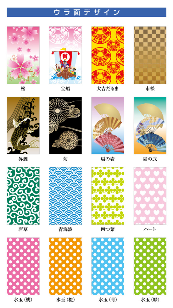 四字熟語ストラップウラ面デザイン